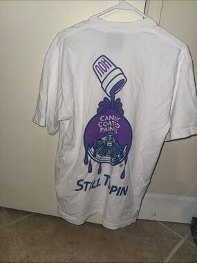 FEELS SO GOOD Candy Coated Paints Graphic Tee in White & Purple